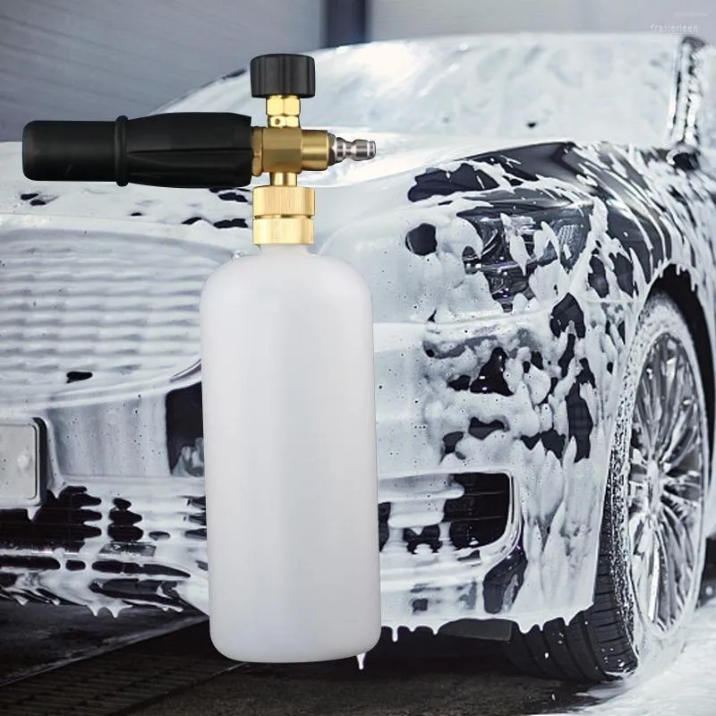 Car Washer Foam Sprayer Bottle 1L With Copper Adapter Tank Snow For Generator Nozzle Pressure Accessories