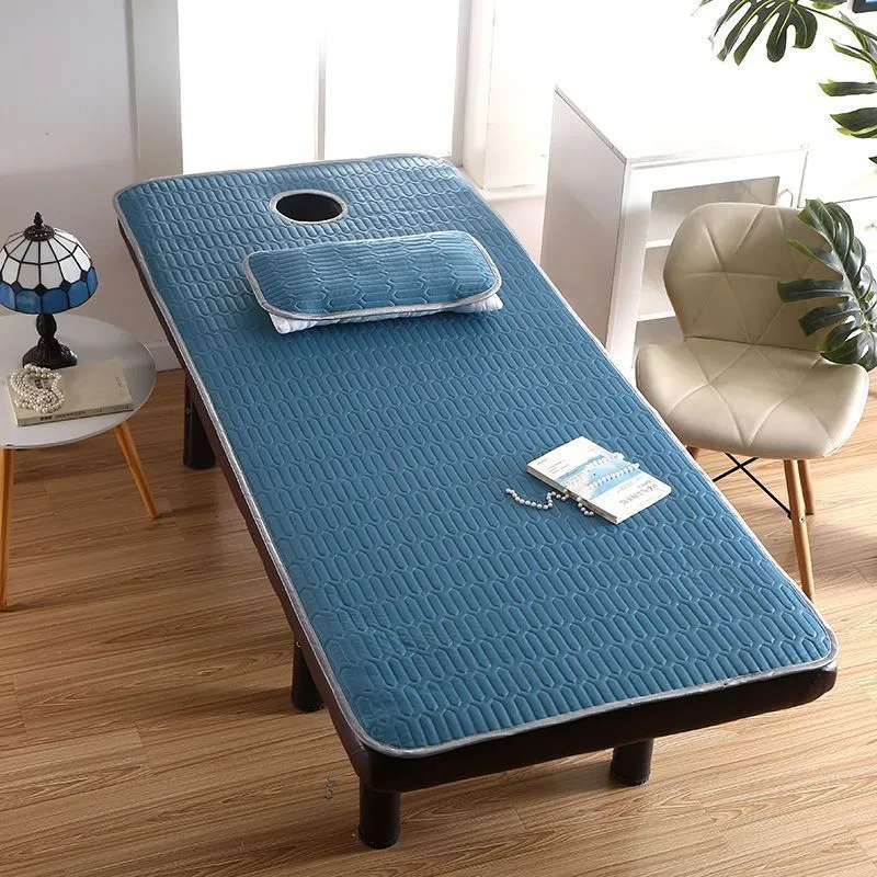 Protège-matelas Été Beauté Lit Refroidissement Salon Massage Soie Doux Lavable 230626