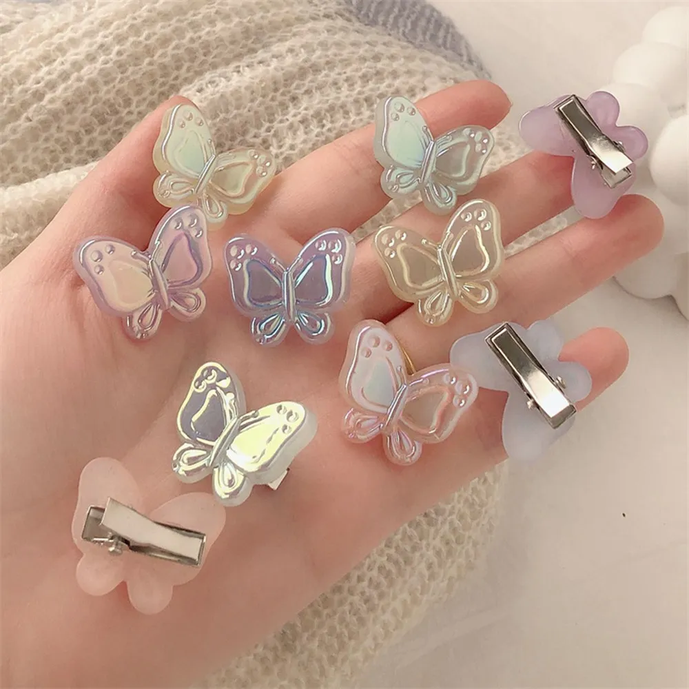 Butterfly Shape Hair Clip Acetate Color Hairpin Women Hair Accessories Jewelry Korean Femme Barrettes Hairgrip for Girls Headwear 2155