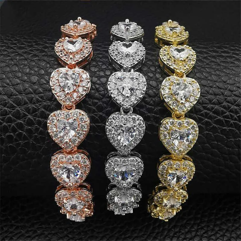 bracelets designer pour les femmes designer bracelet en or bracelet à ongles amour bangleWhite Topaz Rose Gold Fill Party Promise Women Engagment Bangle For Lover Gift