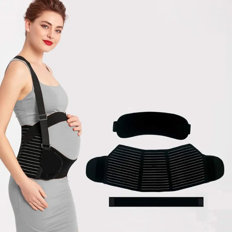 Andra moderskapsmaterial Moderskap Bälte gravida kvinnorbälten Midja Care Budomen Stöd Belly Band Back Brace Protector Gravida moderskapskläder 230626CJ