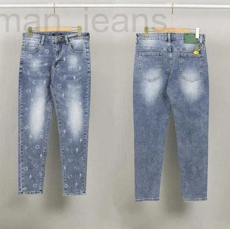 Jeans pour hommes designer 23SS NEW high street marque de mode hommes Designer Ripped Biker Slim Fit Moto Denim jean K0S8