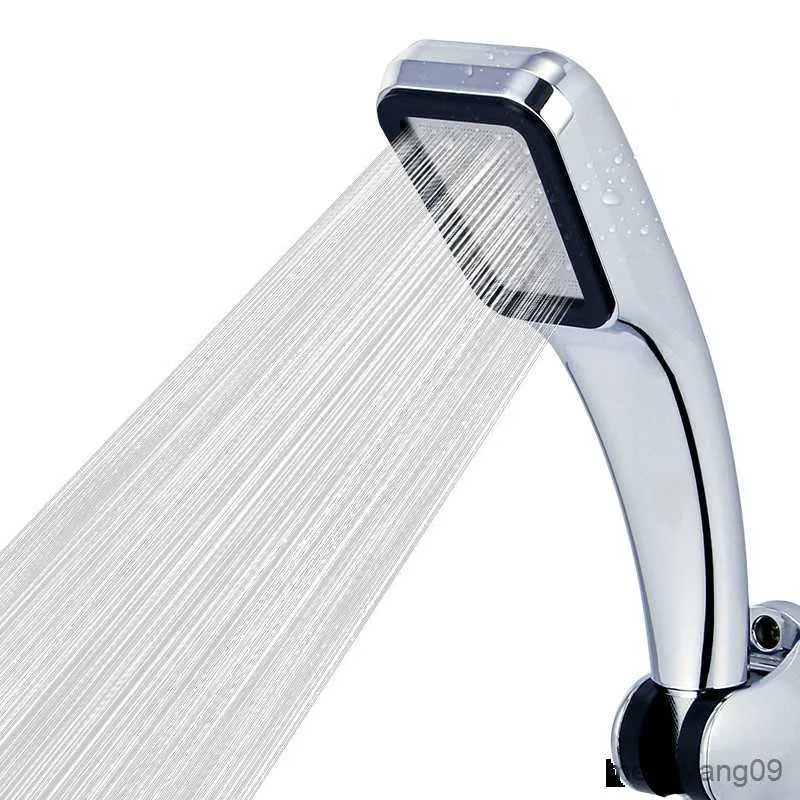 Soffioni doccia da bagno Soffione doccia a pioggia ad alta pressione Colore risparmio idrico Nero Bianco Ugello spruzzatore Accessori bagno R230627