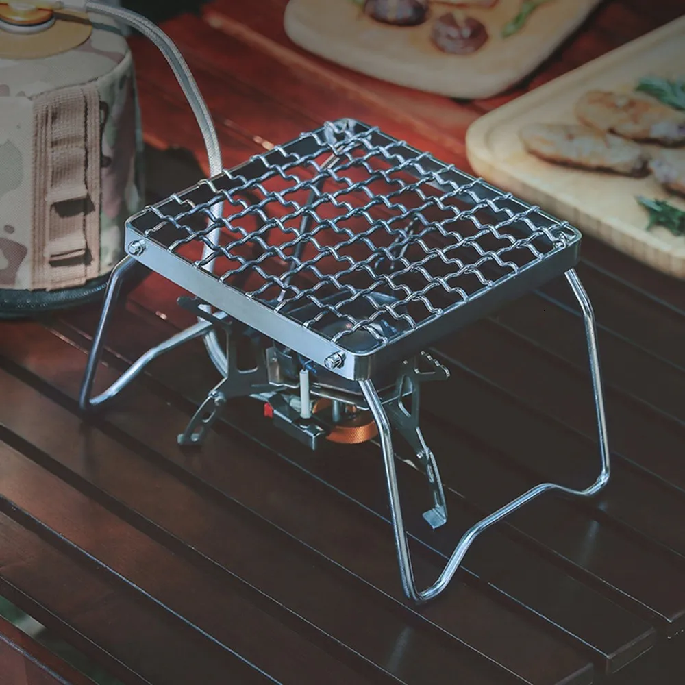 Mini Parrilla de barbacoa portátil plegable al aire libre Parrilla de  carbón Estufa de picnic Hogar Pequeña Parrilla de