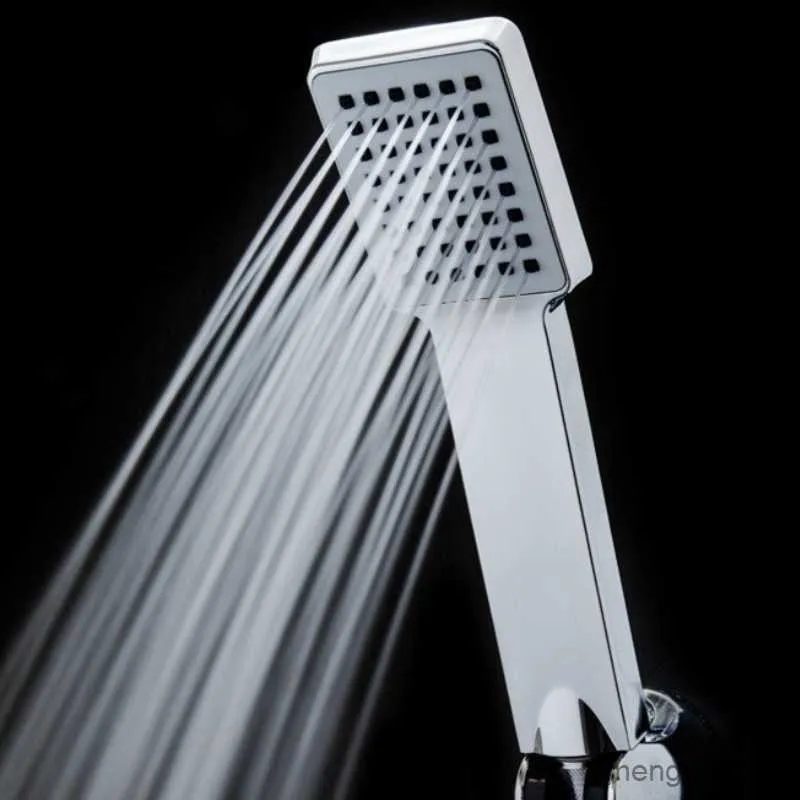 Bathroom Shower Heads Pressurized Water Saving Shower Head ABS Bathroom Hold Square Shower Water Booster Showerhead Bathroom Accessories R230627