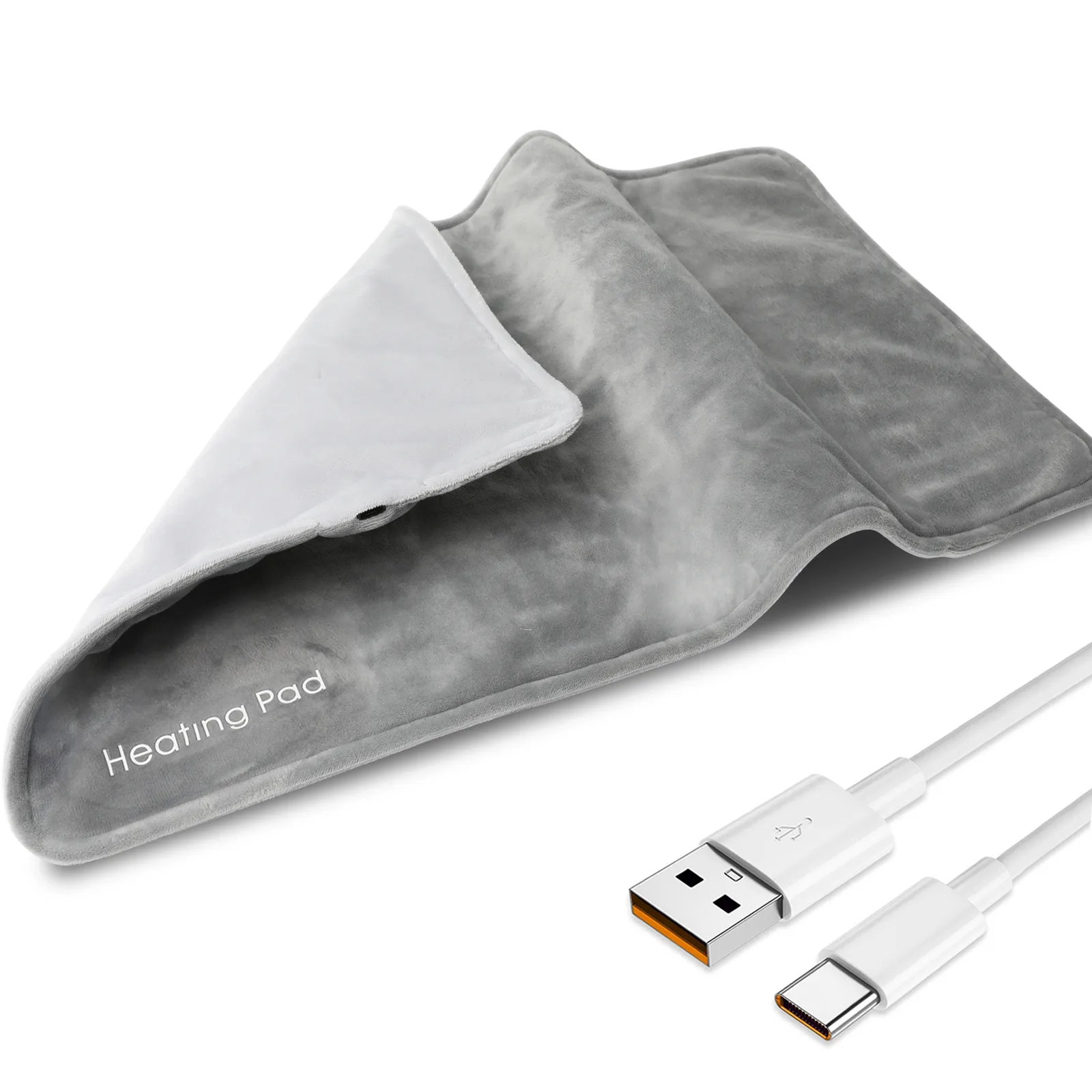 Tappetino riscaldante per coperta elettrica in grafene lavabile Caricatore USB Scaldamuscoli portatile a temperatura costante