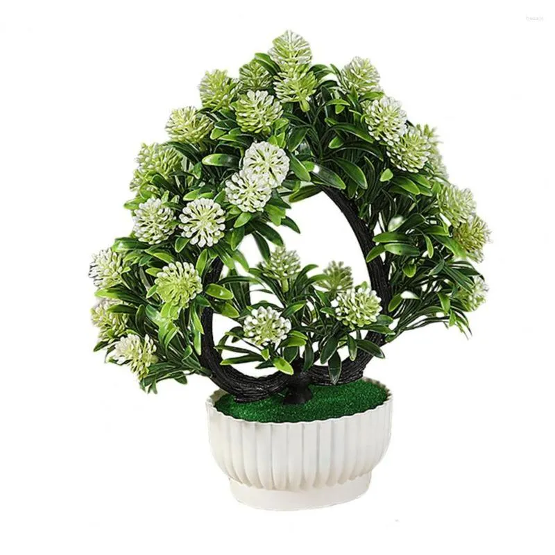 Fleurs décoratives Bonsai Mini Simulation Petite tomate Plante en pot Ornement Home Decor