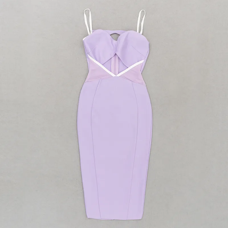 Bodycon Bandage Dress: Elegant Purple Cutout Bodycon... From  Fashionsuperme, $63.02 | DHgate.Com