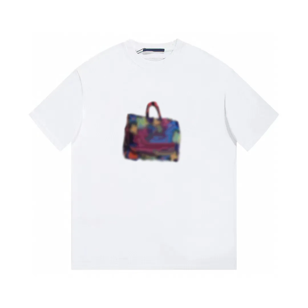 23SS New Woman T-shirty Klasyczne klasyczne Jacquard Bag Letter Tree Summer Limited Beach Fashable Street Fashion swobodne krótkie rękawie nadmierne tjammtx321