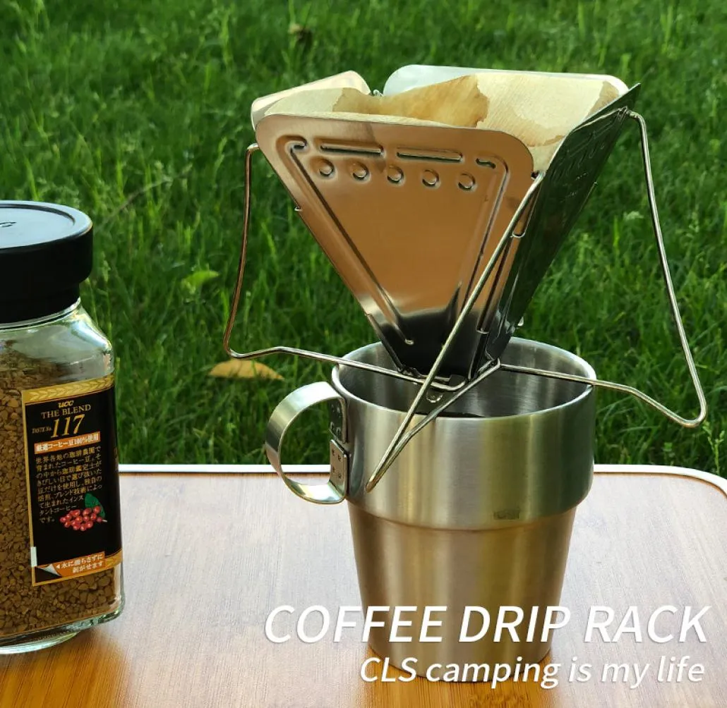 Coffee Filter Safe Outdoor With Drip Stand Reusable Professional