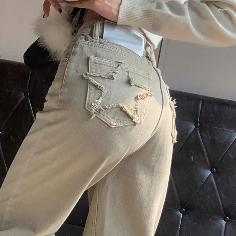 Vintage High Waisted Straight Ariat Jeans For Women With Star Pockets For  Women Loose Fit, Versatile, And Casual Streetwear Daily Wear From  Alessioily, $36.81