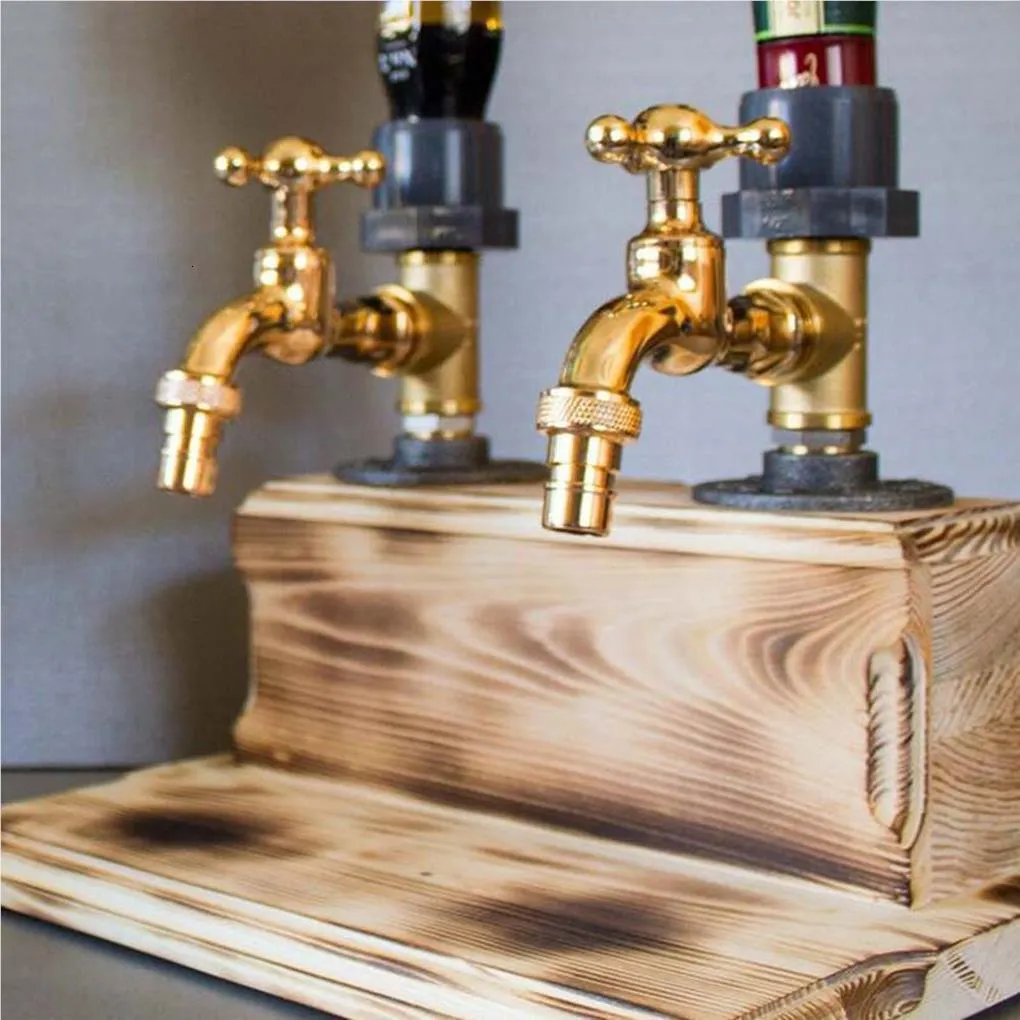 Porte-robinet en bois pour distributeur de vin, Whisky, bière