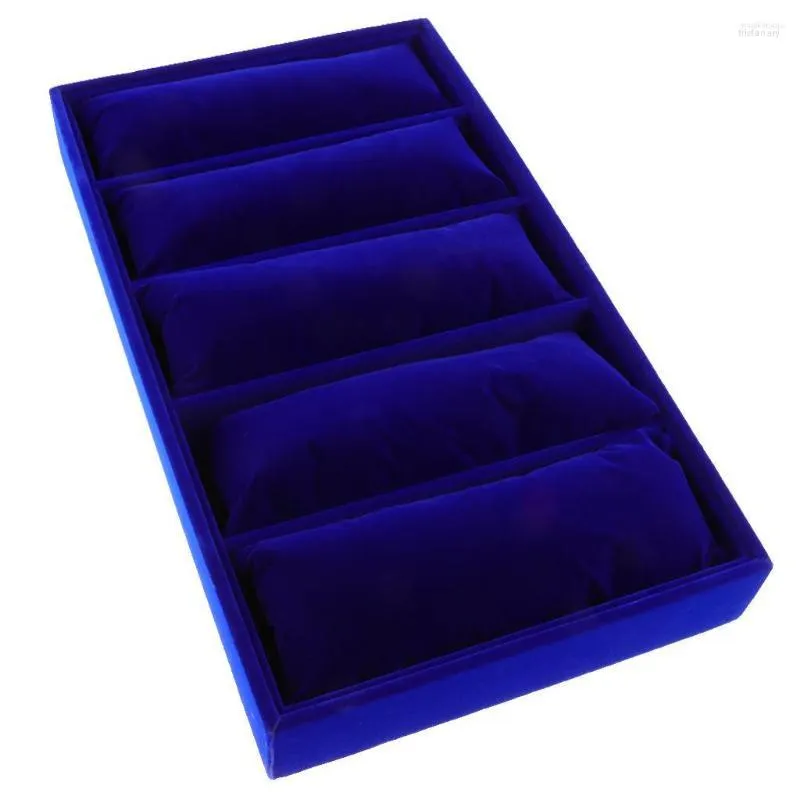 Watch Boxes Velvet Jewelry Trays Box Showcase Stackable