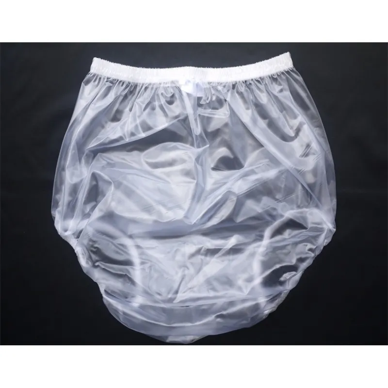 Transparent White Adult Diaper Plastic Pants For Adults ABDL Haian