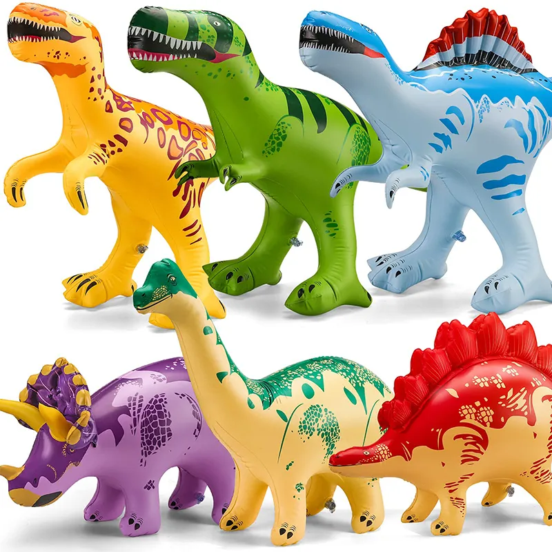 Set de Jouets de Plage et de Sable en silicone - Dinosaures