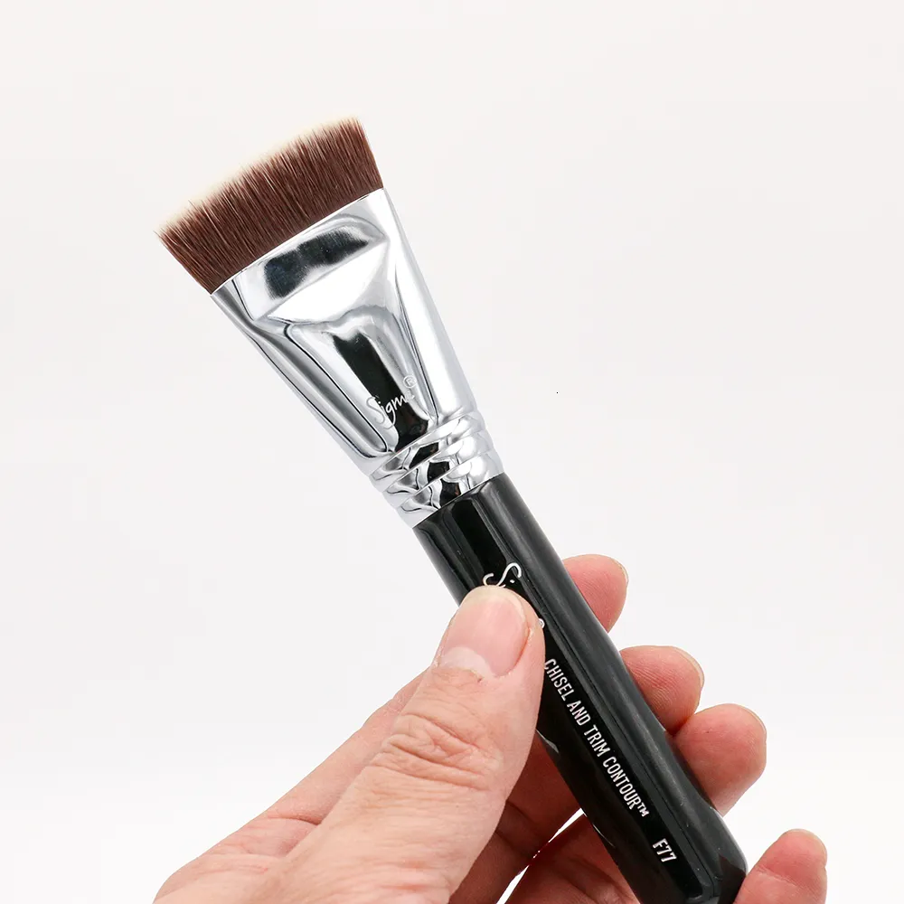 Makeup Tools F77 Contour Brush Face Flat Blending Foundation Cream Tool 230627