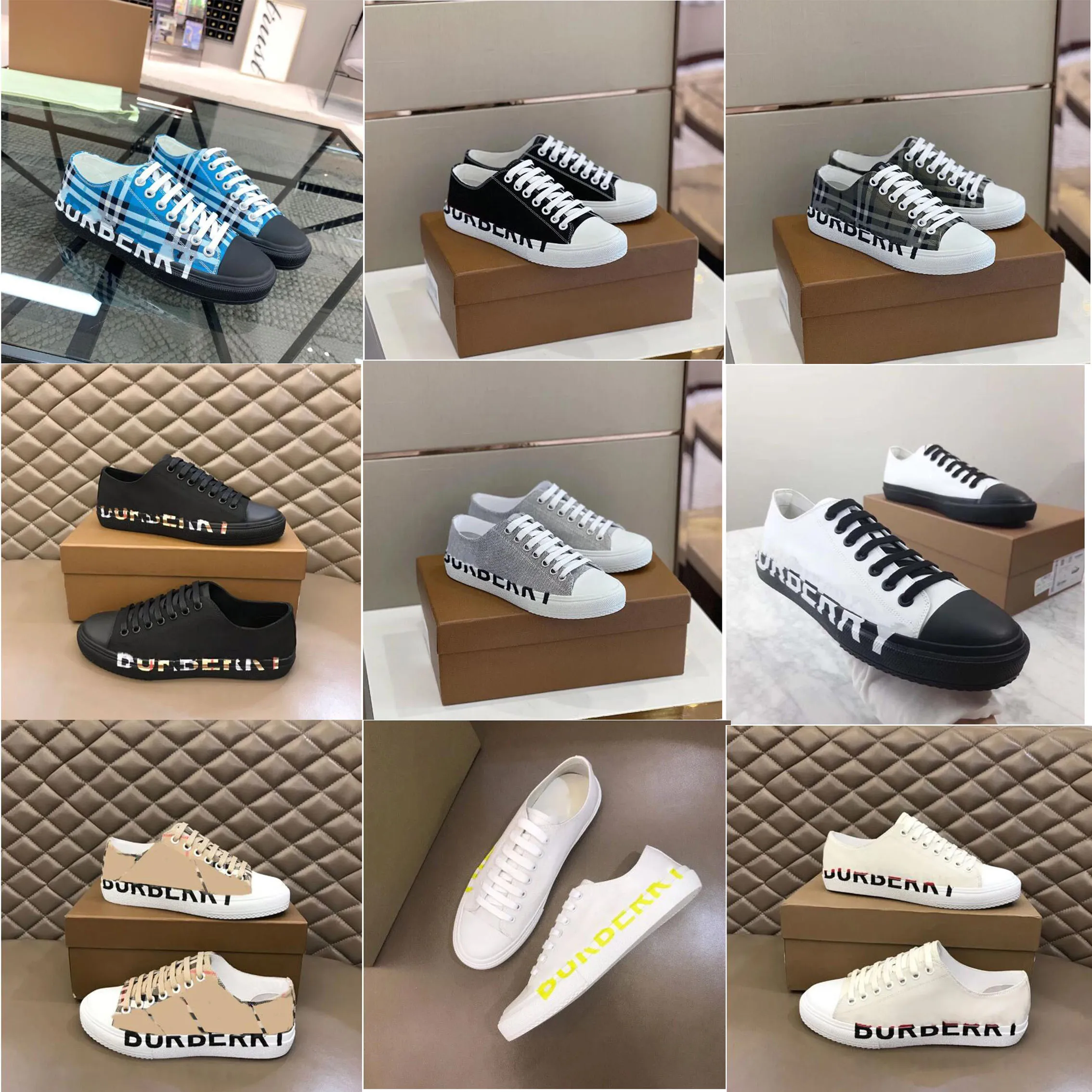 Senior-Designer-Schuhe, Turnschuhe, Retro-Herren-Freizeitschuhe, Stoff-Baumwoll-Canvas-Schuhe, schwarz-weiße Denim-Karo-Gummi-Sneakers.