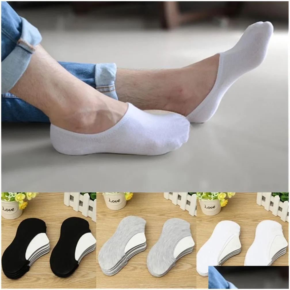 wholesale- women men cotton loafer boat non-slip invisible low cut no show socks unisex socks 3colours