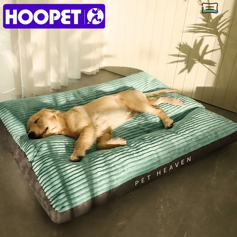 Lits pour chat Meubles HOOPET Tapis pour chien Dormir avec sol d'hiver Amovible et lavable Pet Four Seasons Universal Kennel Large 230626