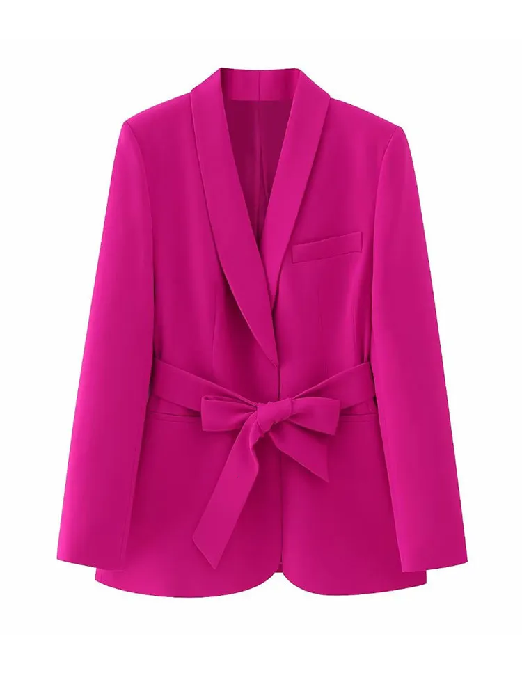 Womens Two Piece Pants TRAF Women Elegant Blazer From 20,71