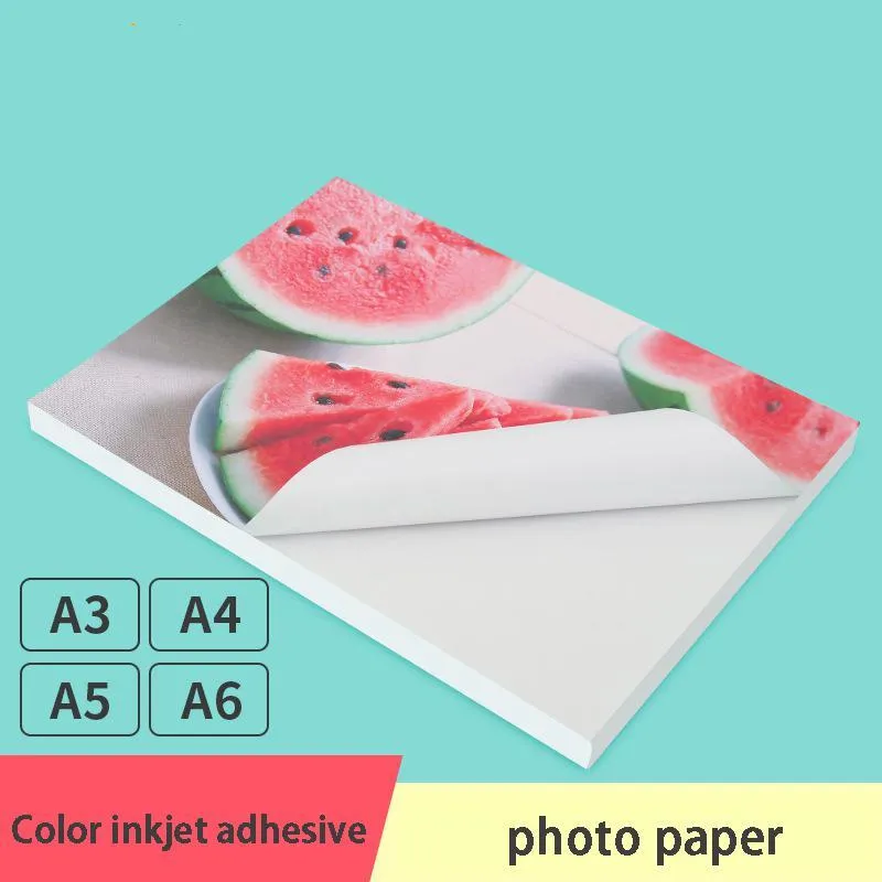 Papier 135G / 150 g High Gloss Photo Paper A4 Tintenstrahldruckfoto Papier A3 Aufkleber Fotopapier A5 A6 Fotoaufkleber