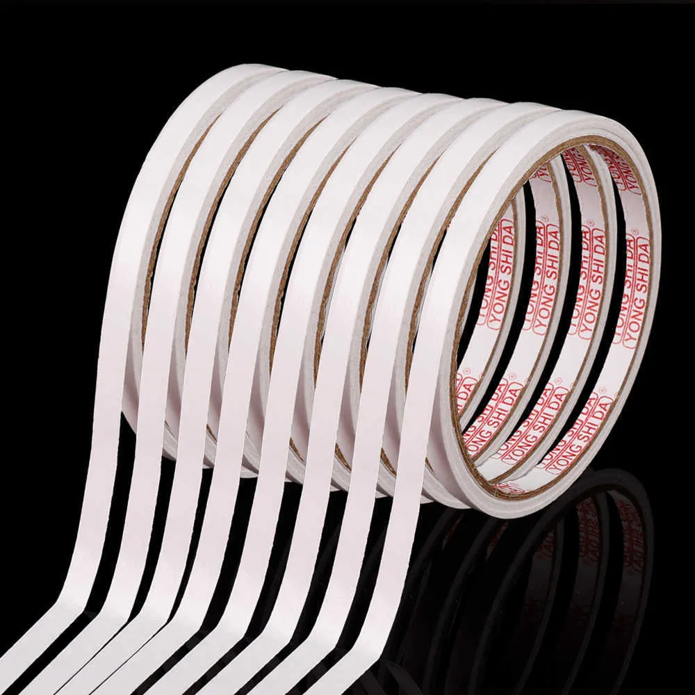 Latest 10Rolls Strong Double Sided Tape White Glue Stickers Self Adhesive  Faced Adhesive Tapes For Home DIY Craft Tools Office Supplies From  Alpha_officialstore, $0.63