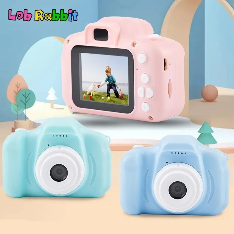 Toy Cameras Children Digital Camera Toys Cartoon 1080P HD Screen Can Take Pictures Outdoor Mini Portable Kids Gifts for Boy Girl 230626