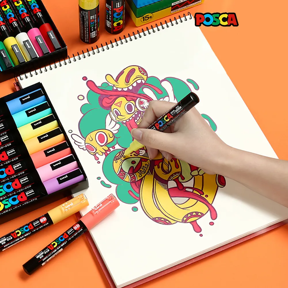 Wholesale Uni Posca Acrylic Paint Drawing Pencil Marker Set PC 3M Colores,  Graffiti Pencil Case, DIY Highlighter Pen Case Art Supplies Stationery  230626 From Huan10, $21.52