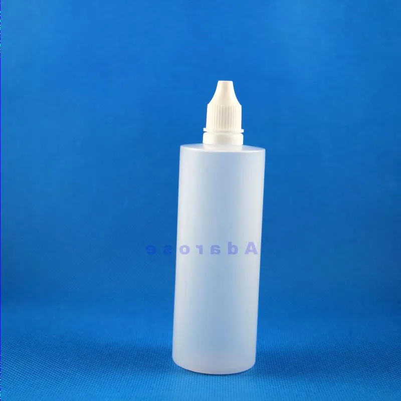 120 ML 100 Stks/partij Plastic Dropper Flessen Sabotage Proof Dief Veilig Squeezable E sigaret Sap met dikke tepel Oijve