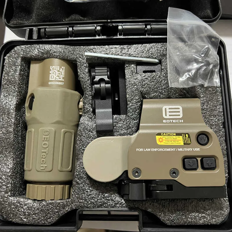 Télescope Jumelles Tactical 558 Collimator Holographic Sight Red Dot Optic Sight Rx Sight pour fusil de chasse avec loupe G33 pour Airsoft Softair HKD230627