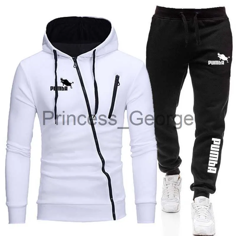 Survêtements pour hommes Automne Hiver Vente Chaude Hommes Vestes À Glissière Tenues Classique Mâle En Plein Air Sports Décontractés Jogging Costume Hoodies et Pantalons De Survêtement S4XL x0627