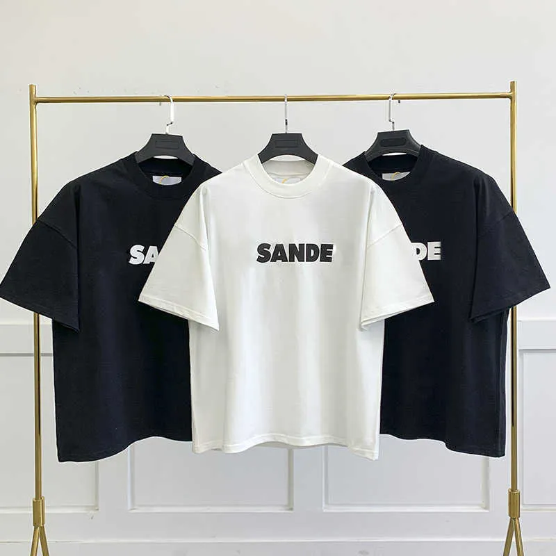 Designer Jil Sander Casual Letter Print Couple T-shirt from Dhgate