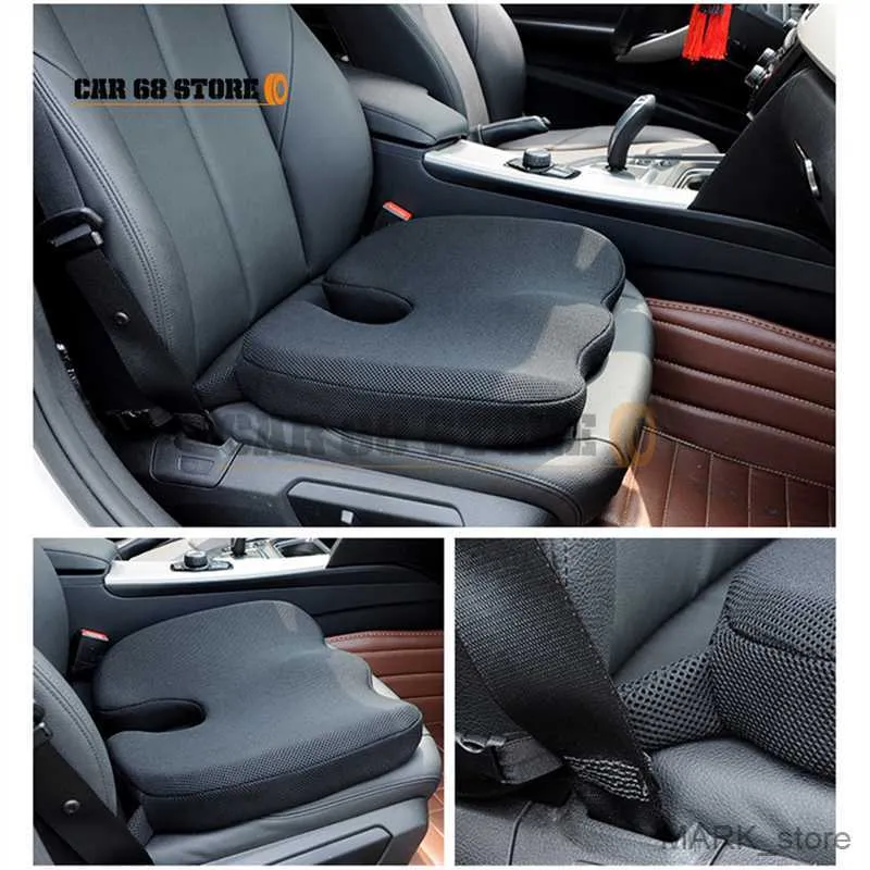 Sitzkissen Autositzkissen Erhöhung Keilkissen Memory Foam Sitzkissen  Mehrzweck Zur Linderung Von Rückenschmerzen R230627 Von 25,72 €