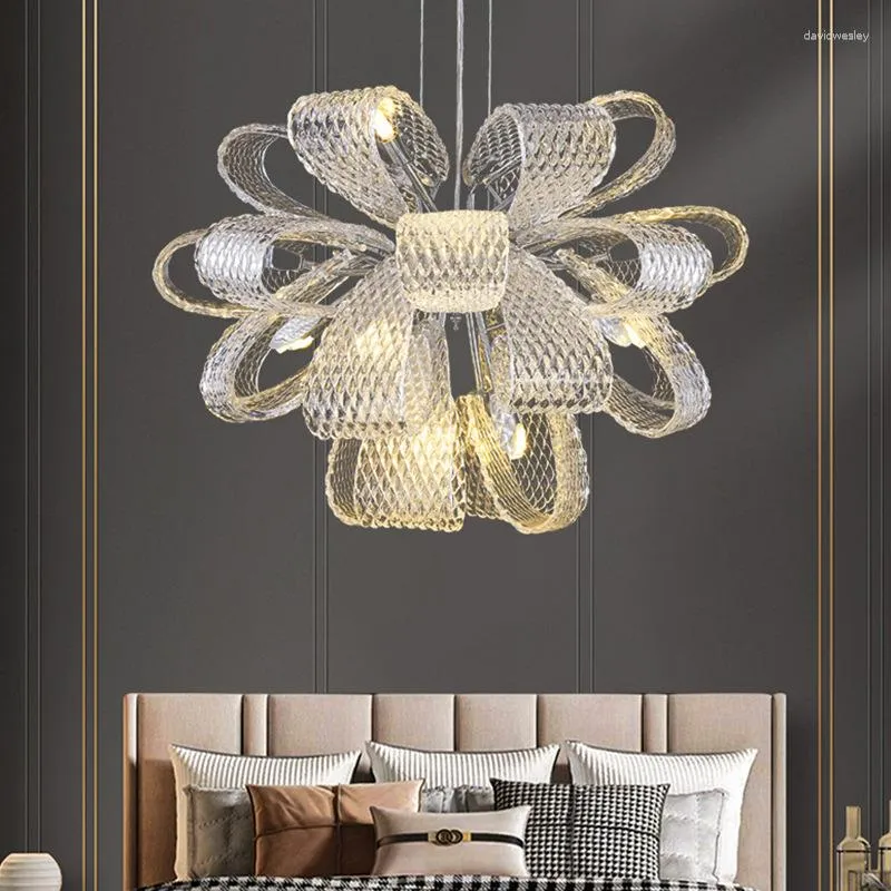 Hanglampen Licht Luxe Chroom Ijzer Kristal Kroonluchter Woonkamer Lamp Eenvoudige Sfeer Restaurant Villa Model Creatief