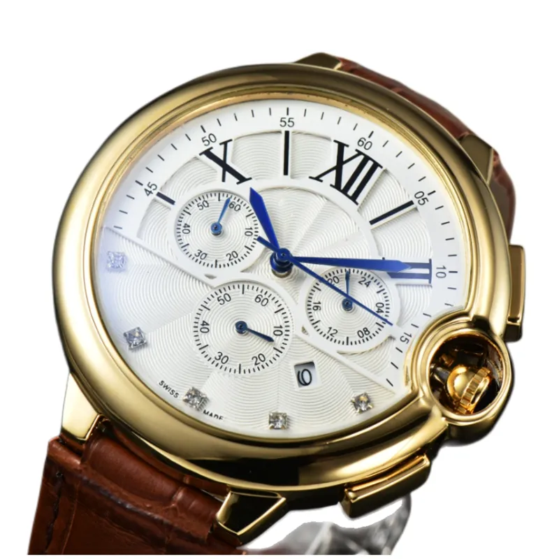 Top montre de luxe montre pour hommes montres carrées montres à diamants de créateur mouvement à Quartz Bracelet en cuir verre saphir étanche