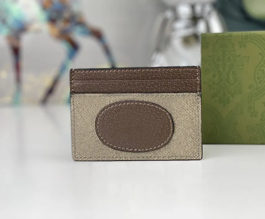 Luxurys designer plånböcker Ophidia män kvinnor korthållare mode marmont kort mynt handväska högkvalitativ klassisk tigerhuvuddesign med originallåda