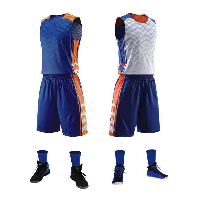 Utomhusskjortor Vändbar baskettröja Set Set Men's Kids Tom Basketball Tracks Dreable Team Sport Kits Basketball Uniform Customized 230626