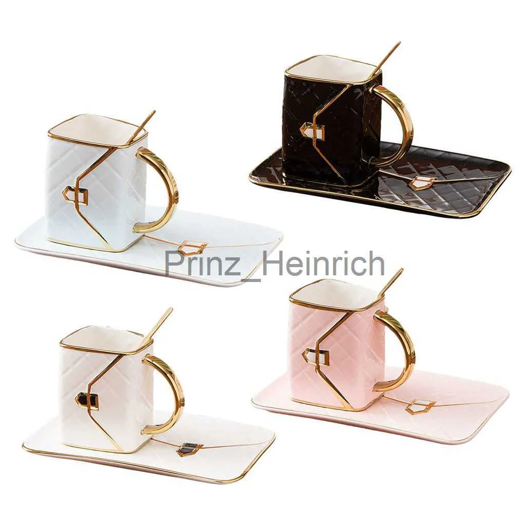 Juego De Taza Y Platillo De Café Taza De Cerámica Con Forma De Bolsa  Creativa Con Posavasos Y Cuchara, Taza De Té Novedosa De 310 Ml De 16,1 € |  DHgate, image size:1024x1024