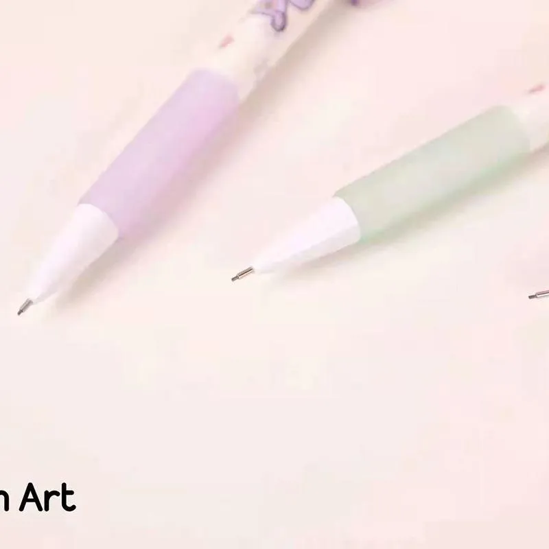 Ołówki 48 szt./Partia kawaii jednorożca sakura ołówek słodki automatyczny pióro pionowe biuro szkolne