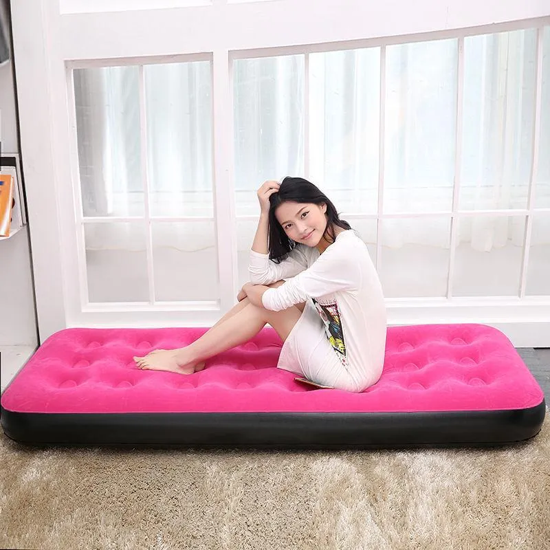 Mat Inflatable Mattress Single Person Lunch Break Ground Floor Thickened Household Air Cushion Bed Double Folding Nap Camping Bed