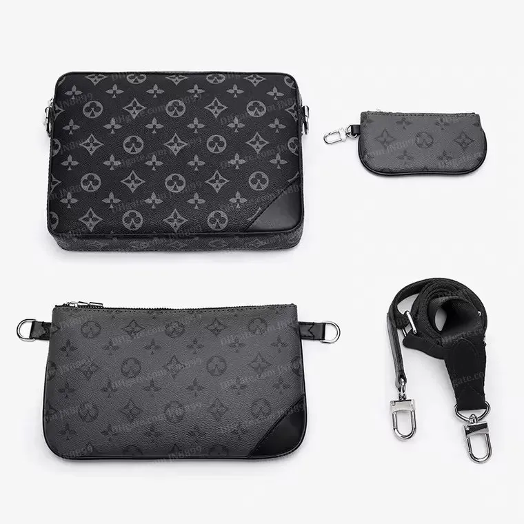 Luxury Trio Leather Designer Stylish Bags For Men Set For Luxury Trio Leather Designer Stylish Bags For Men Set For