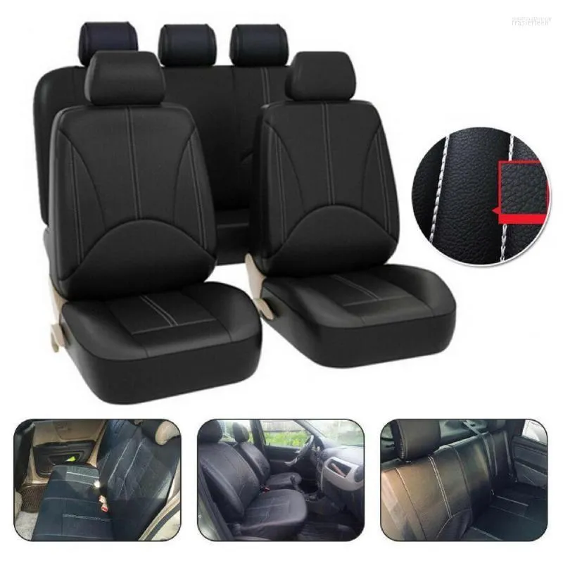 Housses de siège de voiture 5 places/ensemble housse de protection respirante universelle pour coussin de véhicule accessoires intérieurs