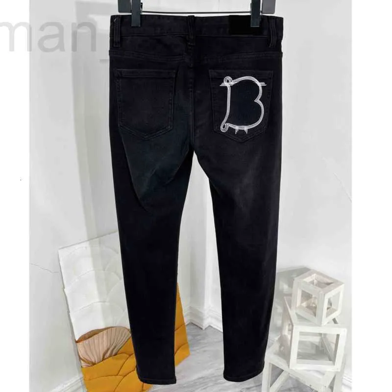 Jeans da uomo firmati Alta versione jeans da uomo bby pantaloni mes denim Pantaloni tb pantaloni ricamo casual EVKA