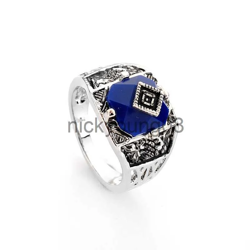 The Vampire Diaries: Elena Gilbert, Blue Lapis, Antique Silver, Daylight  Ring | eBay