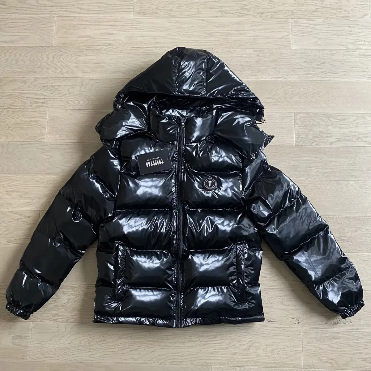 Designer Trapstars Windbreaker Hooded Hooded Black Puffer Designer Trapstars Windbreaker Hooded Hooded Black Puffer