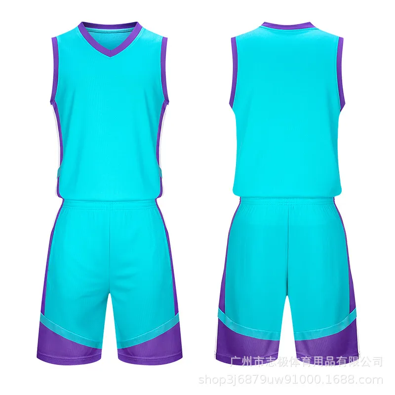 Zhiji Factory Store Passerby Wang Basketball Wear Set Quick-Drying Children Adult Competition Training Sportswear Printing