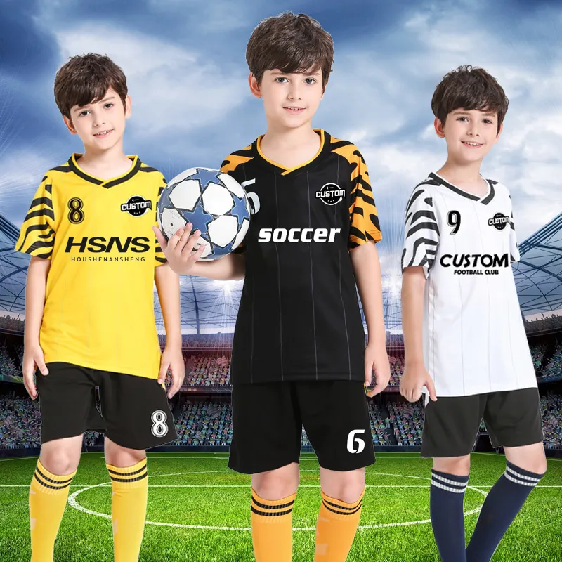 Conjuntos De Ropa Uniforme De Fútbol Personalizado Para Niños
