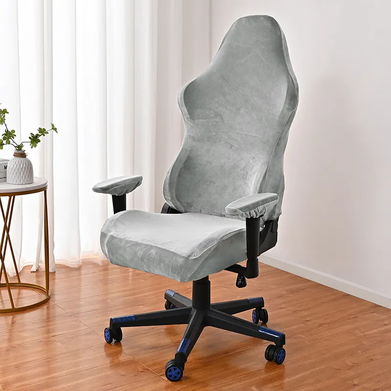 Velvet Gaming Chair Cover Elastic Computer Chair Cupra Seat Protector For Office And Home Anti Dirty Fleece Split Cover From Huo09 11.28 DHgate.Com