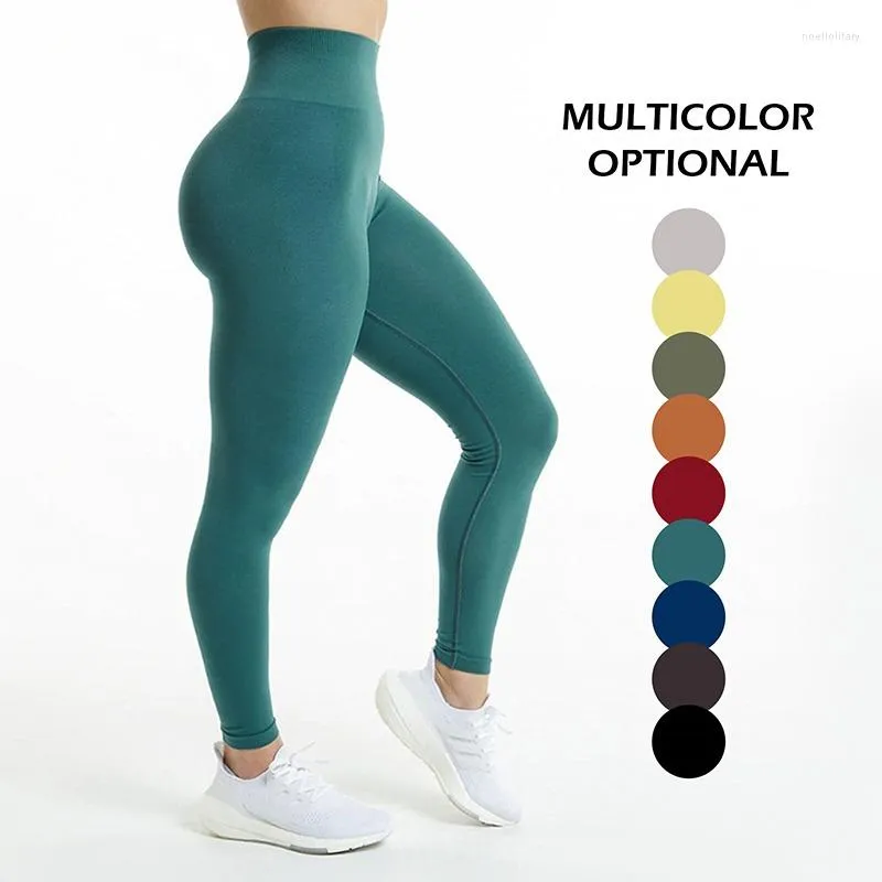 Pantalones De Yoga Cintura Alta Push Up Leggings Deporte Mujer