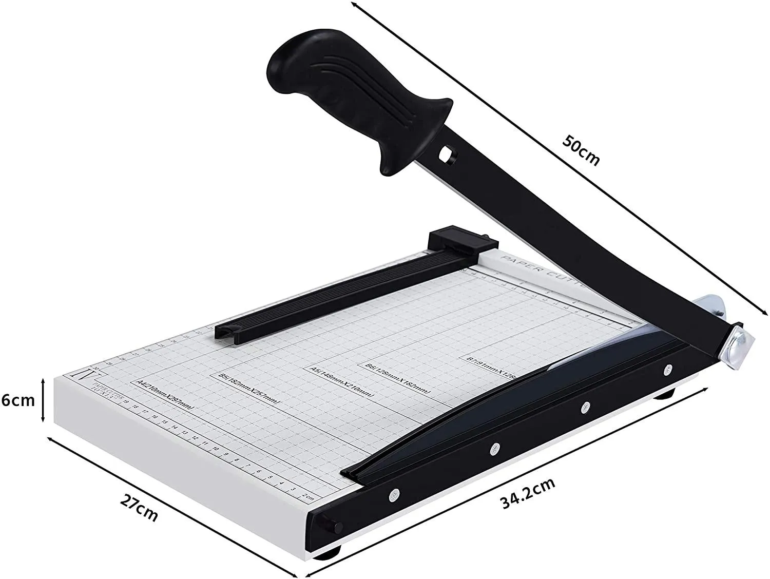 Knife Professele A4 Thuis Kantoor School Papier Cutter Guillotine Metalen Gebaseerd Trimmer Normaal Papier Foto Snijden Heavy Duty